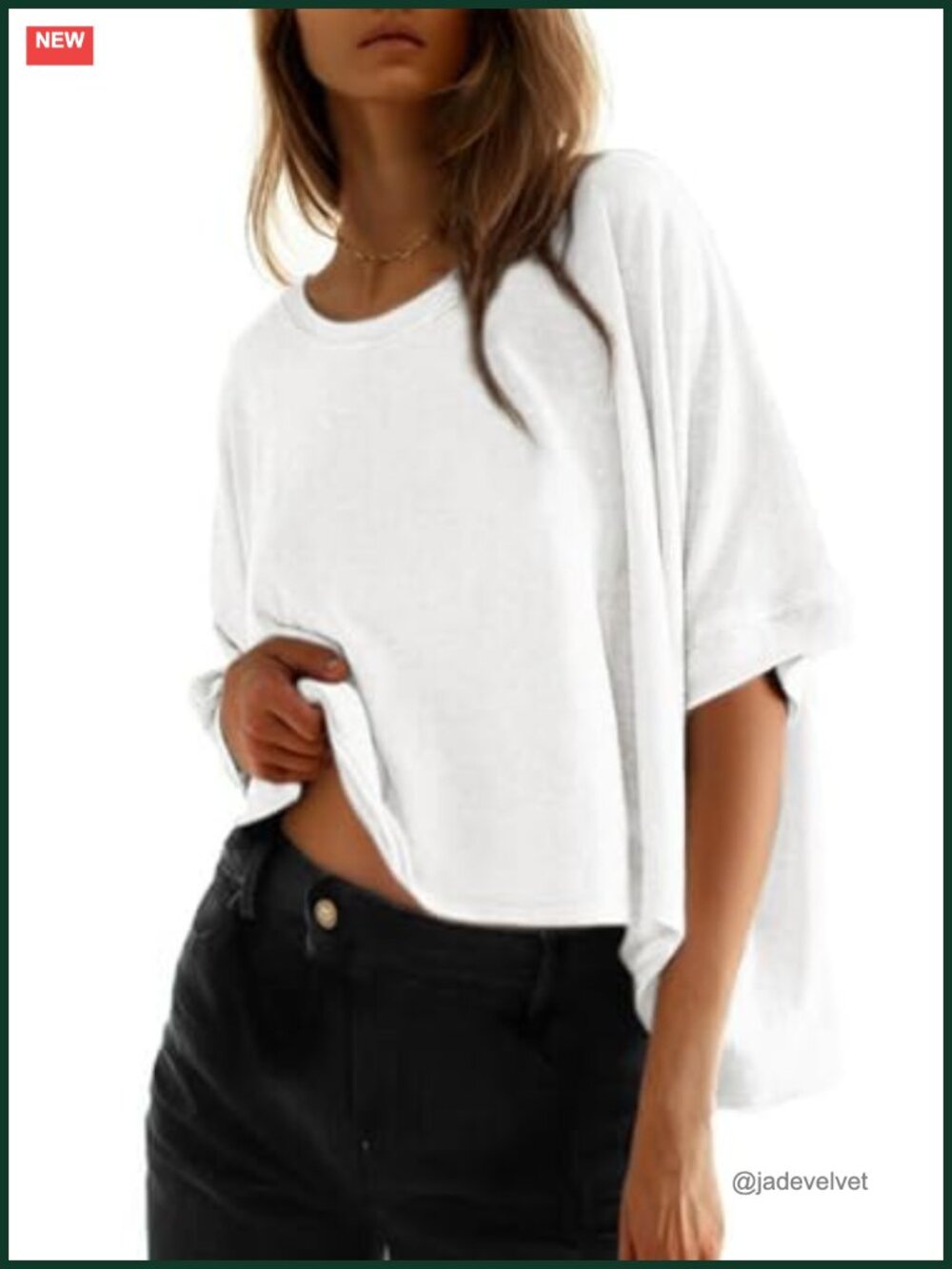 Oversized Short Sleeve T-Shirt Women Basic Tee